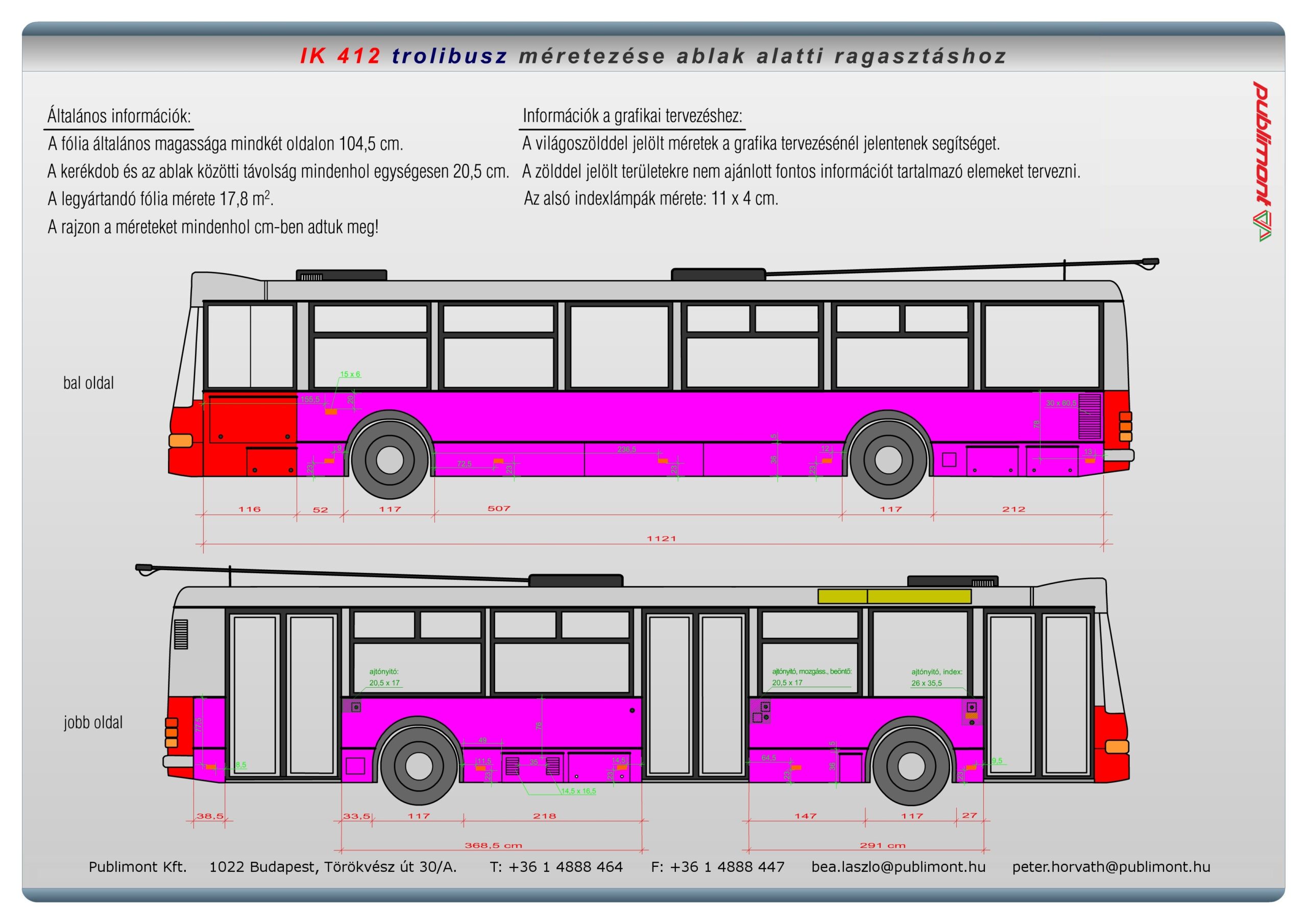 IK412 troli ablak alatti